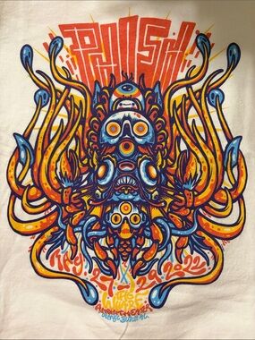 Phish 2022 Orange Beach AL Concert Shirt - Drew Millward Art Size 3XL